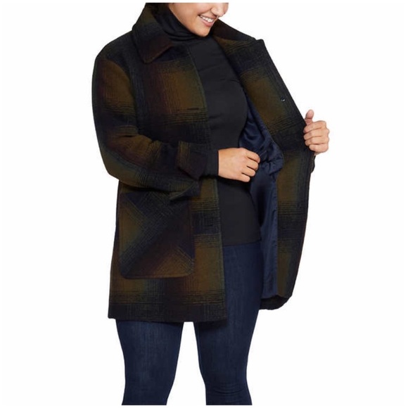 NWT Pendleton Ladies Wool Topper Coat GREEN - size XXL - Picture 5 of 5